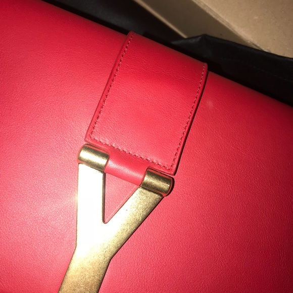 Saint Laurent CLASSIC Y CLUTCH  LEATHER,BNIB - Picture 3 of 8